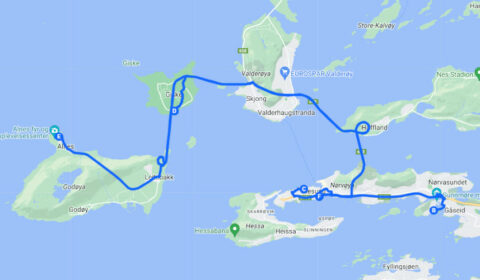 Google map of Ålesund the Ultimate Sightseeing Tour